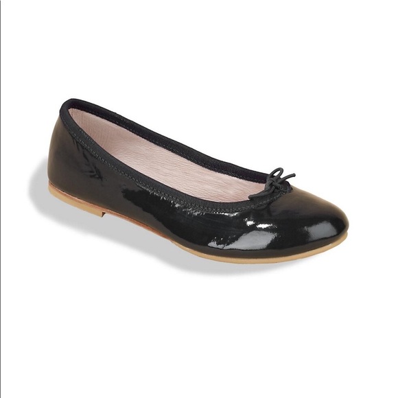 Bloch Girls Cha Cha Patent Leather Ballet Flats Slip On dance shiny shoes - Picture 1 of 8